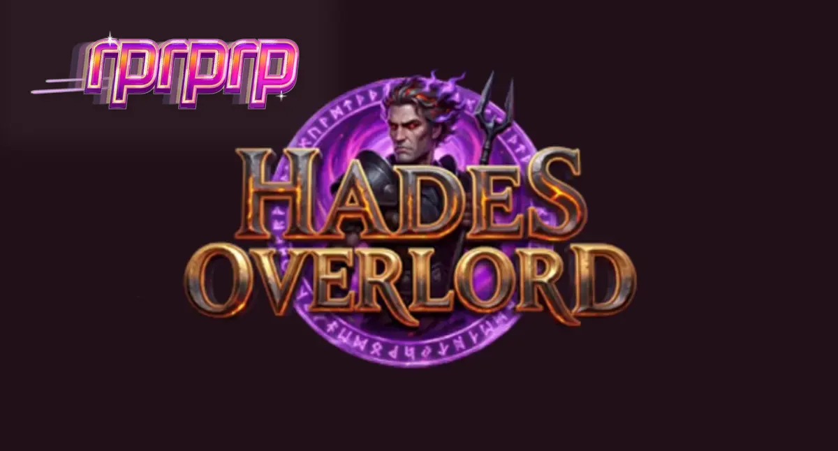 Tampilan visual slot Hades Overlord dengan tema mitologi Yunani yang gelap
